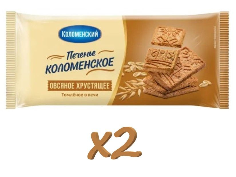 Печенье злаковое Коломенское Овсяное хрустящее, 120 г #1