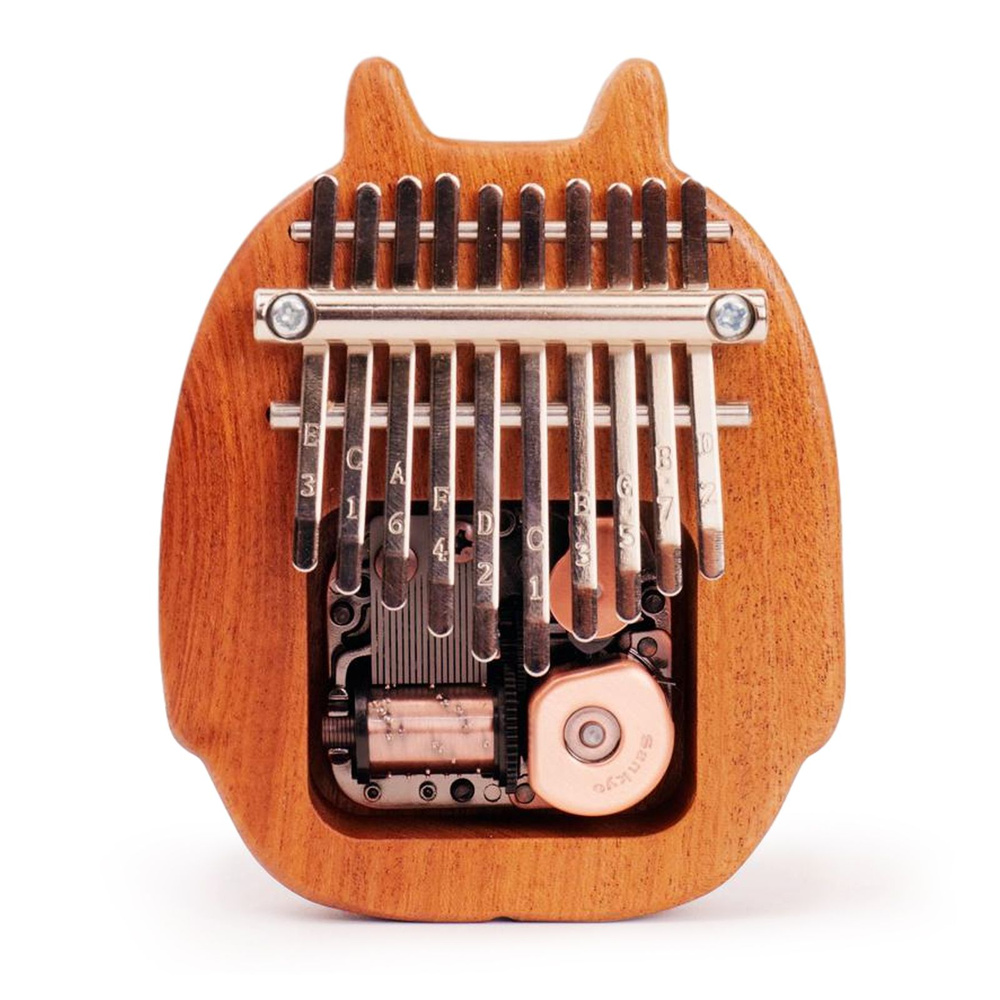 Kalimba Mini Thumb Piano 10 клавиш Портативный музыкальный инструмент Мультфильм,Top Home  #1