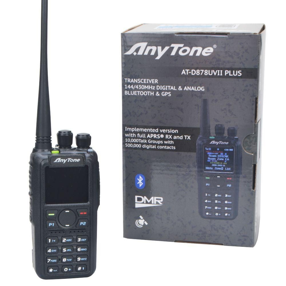 Радиостанция AnyTone Рация AT-D878UV II Plus, 1000 каналов - купить по ...