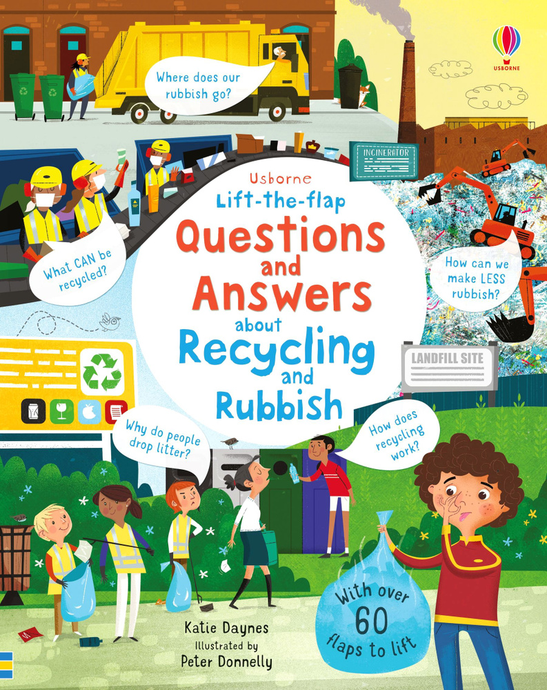 Questions and Answers about Recycling and Rubbish / Книга на Английском | Daynes Katie  #1