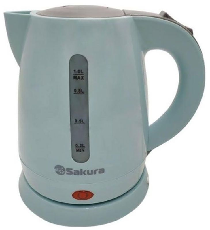Чайник электрический Sakura SA-2342BLS, голубой/серый #1