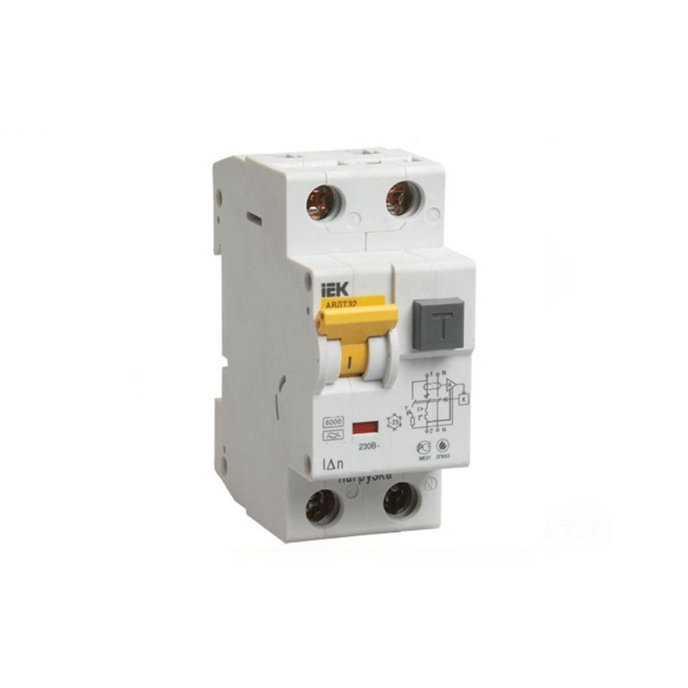 Купить Дифференциальный автомат IEK, АВДТ32 C 16А 30мА по низкой цене в ...