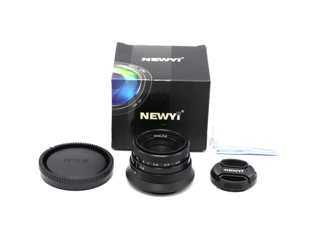 Newyi 25mm f/1.8 II Black Sony E #1