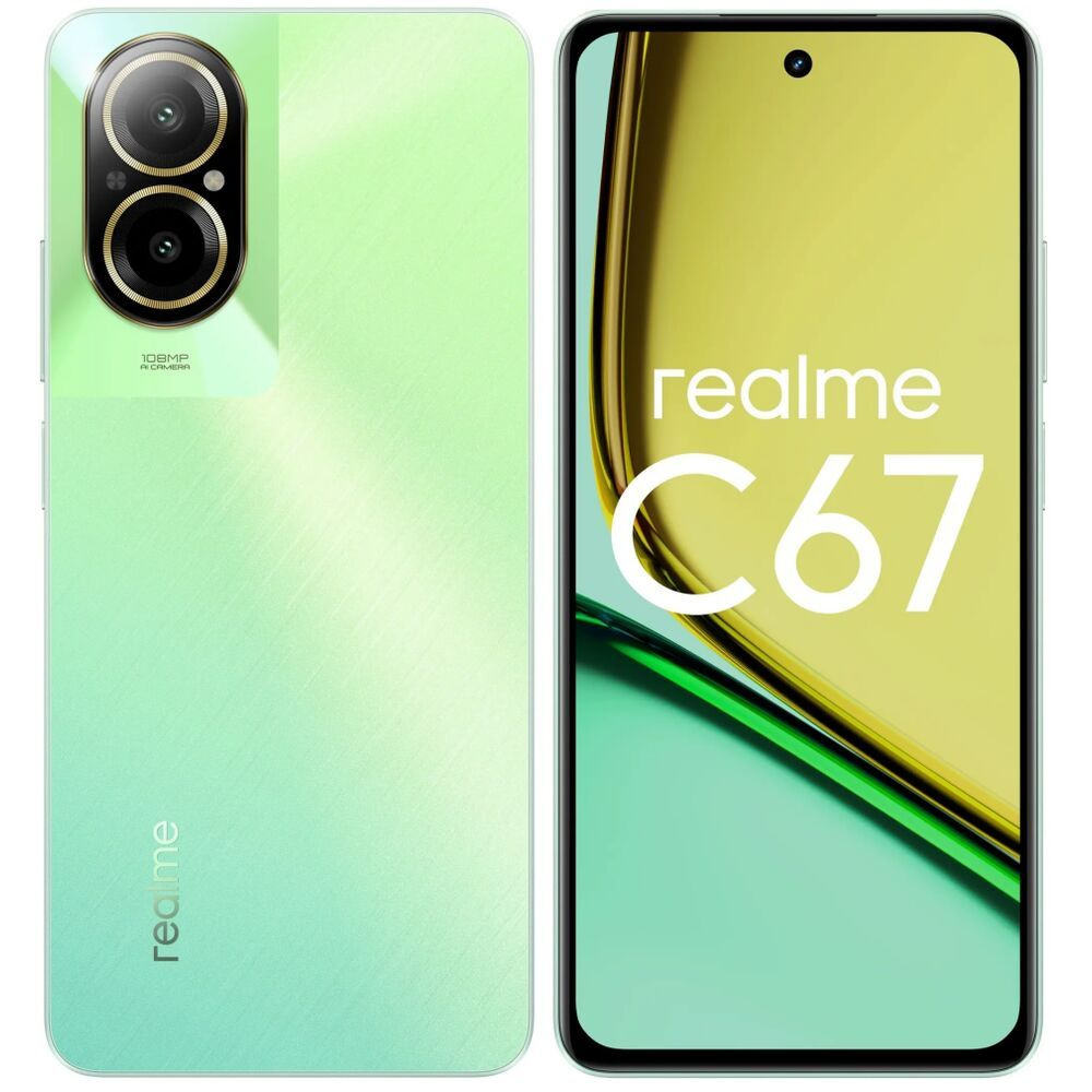 realme Смартфон C67 6/128 ГБ, зеленый #1