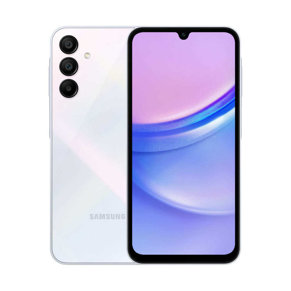 Samsung Смартфон Galaxy A15 4/128 ГБ, голубой #1