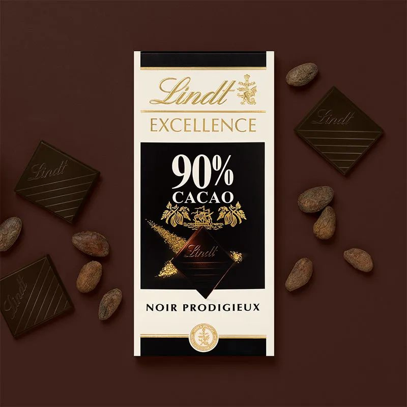 Шоколад Lindt Excellence, горький 90% 100г. (Германия) #1