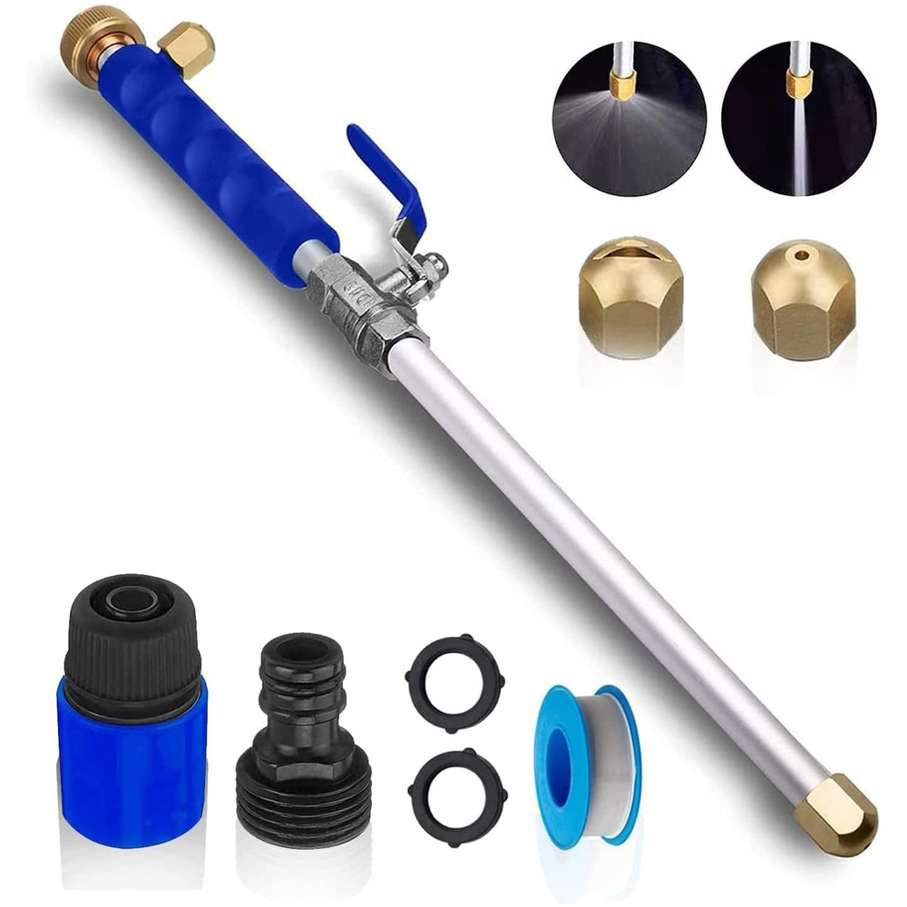 Водяной пистолет высокого давления, используемый для полива сада или ...