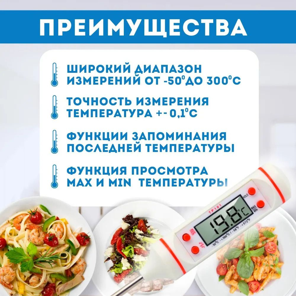 Термометр пищевой TP-101
