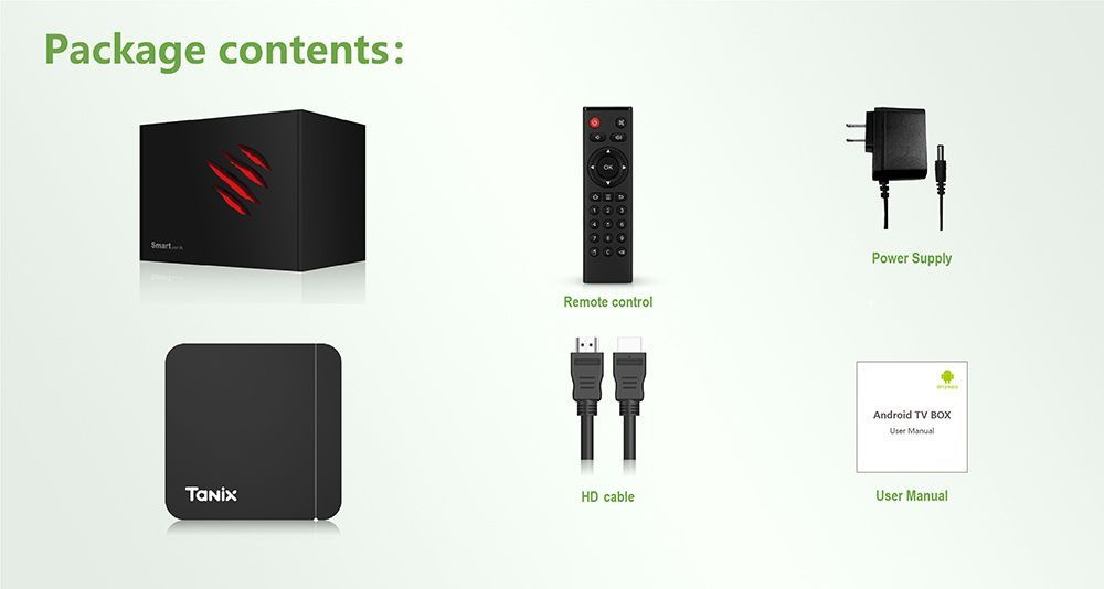 Как подключить приставку таникс w2 Медиаплеер Tanix W2, RJ-45 Ethernet, USB, HDMI, DC 5.5 мм, черный, Android купит