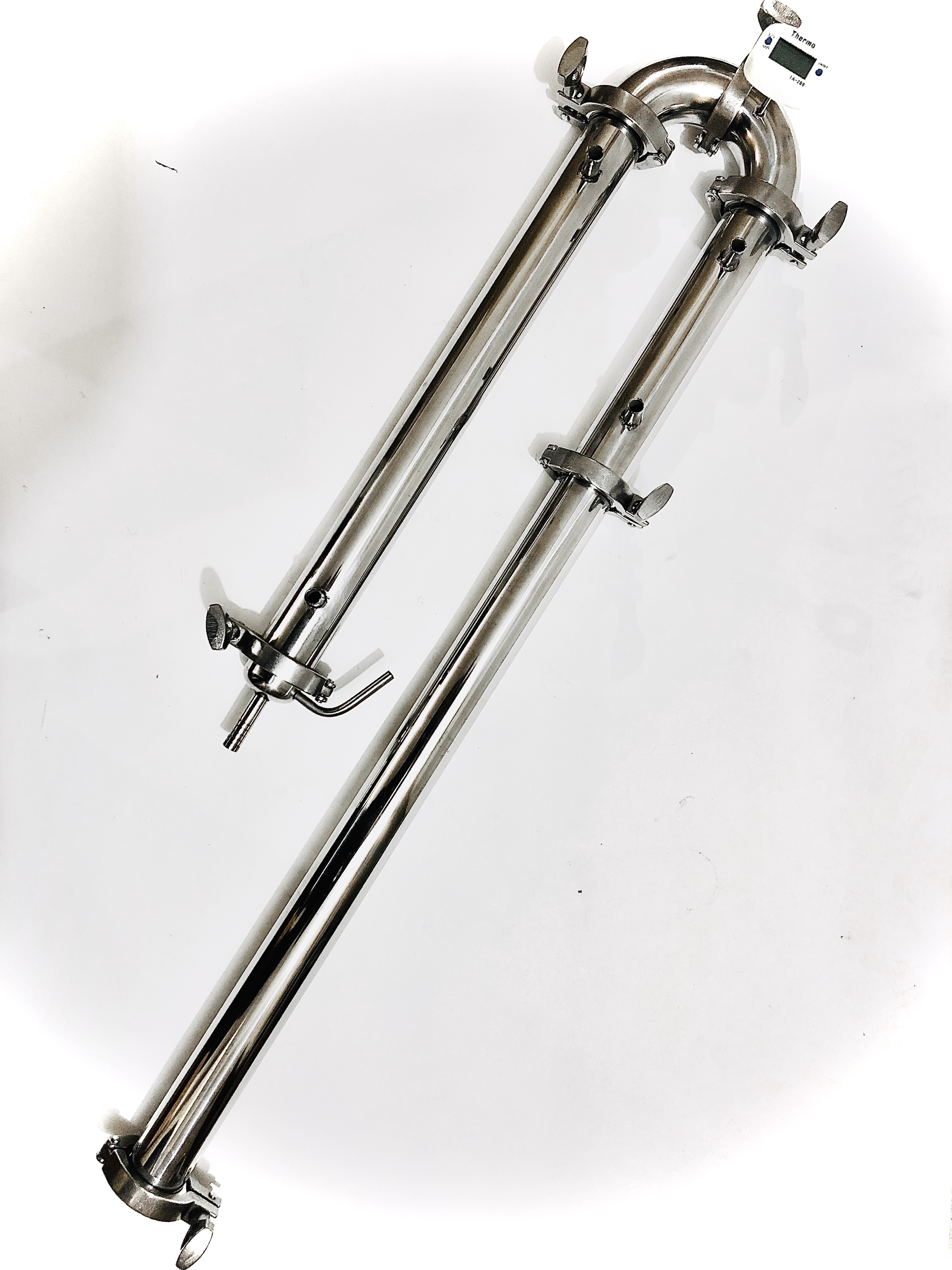 бражная колонна 1. дистиллятор юрюзань к38, 20л. 5". колонна для самогонного аппарата 2 дюйма без куба. 5 дюймов.