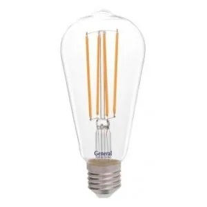 GeneralLightingSystemsЛампочка,Цоколь:E27,10Вт,Светодиодная,Филаментная,1шт.