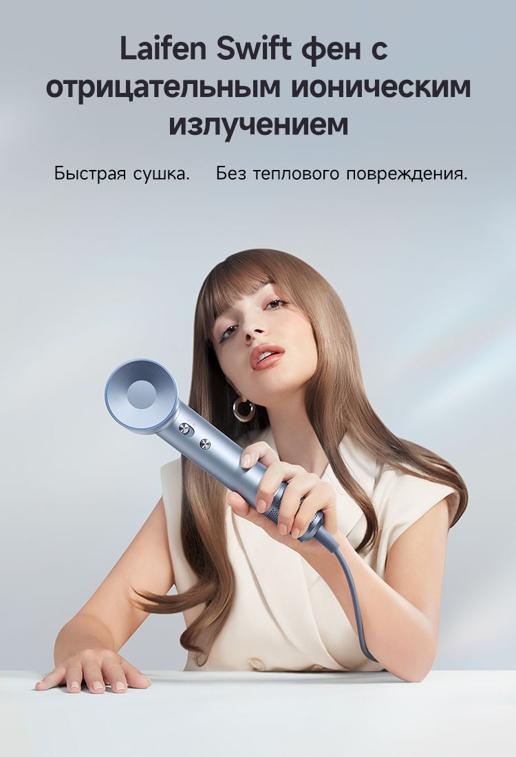 Фен для волос Laifen SWIFT SPECIAL, серебристый - купить по выгодным ...