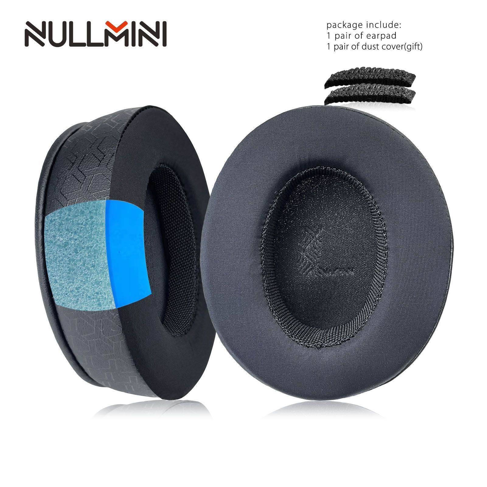 NullMiniСменныеамбушюрыдляAudioTechnicaATH-M50x,M50xBT,M40x,M30x,M20x,MSR7наушниковОхлаждающийгельГубкапамятиУшная