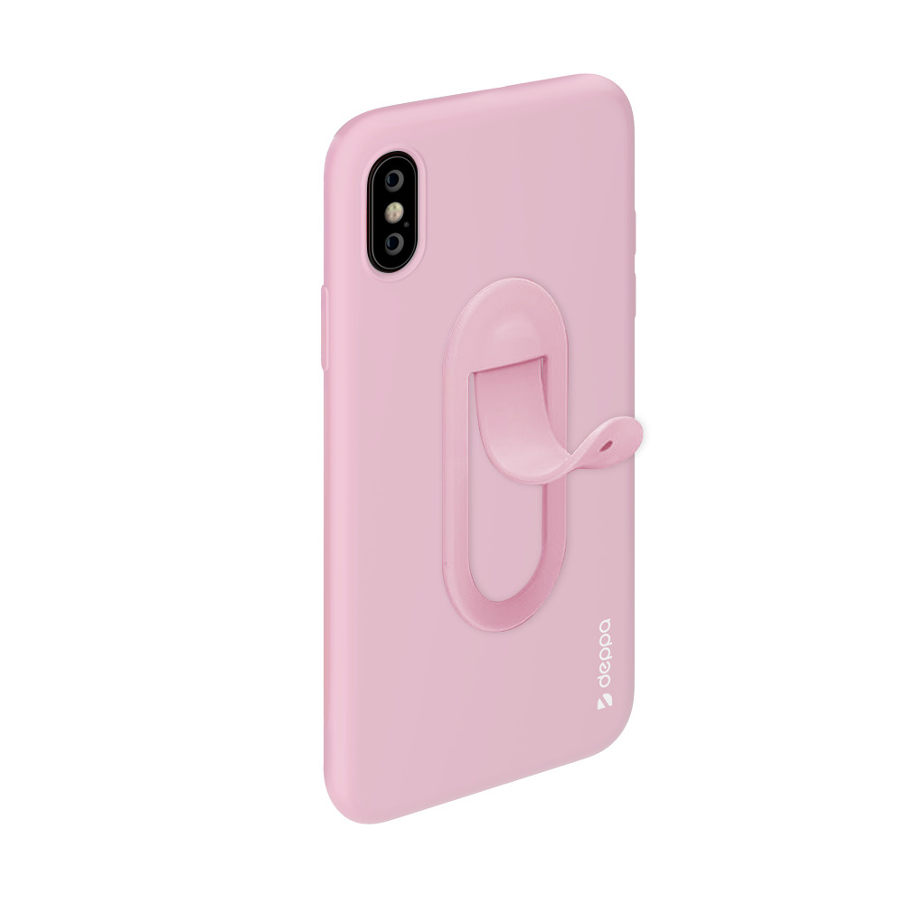 Универсальный держатель для телефона автомобильный/ Крепление Click Holder для смартфона, силикон, розовый, #1