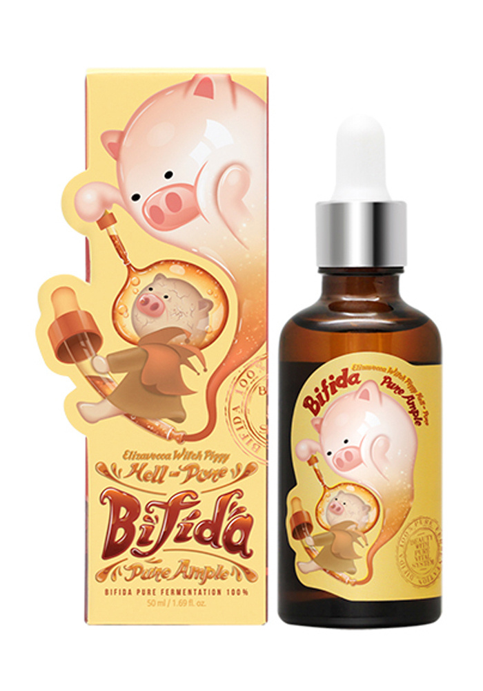 Elizavecca сыворотка восстанавливающая на основе бифидобактерий Witch Piggy Hell-Pore Bifida Pure Ample #1