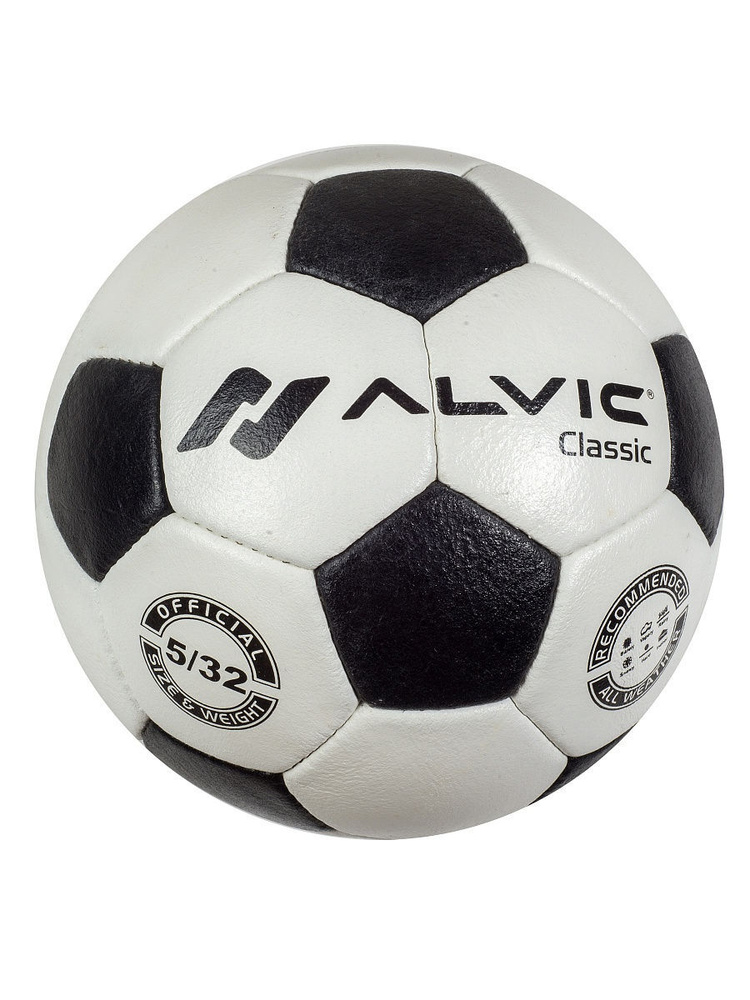 ALVIC Футбольный мяч, 5 размер, белый #1