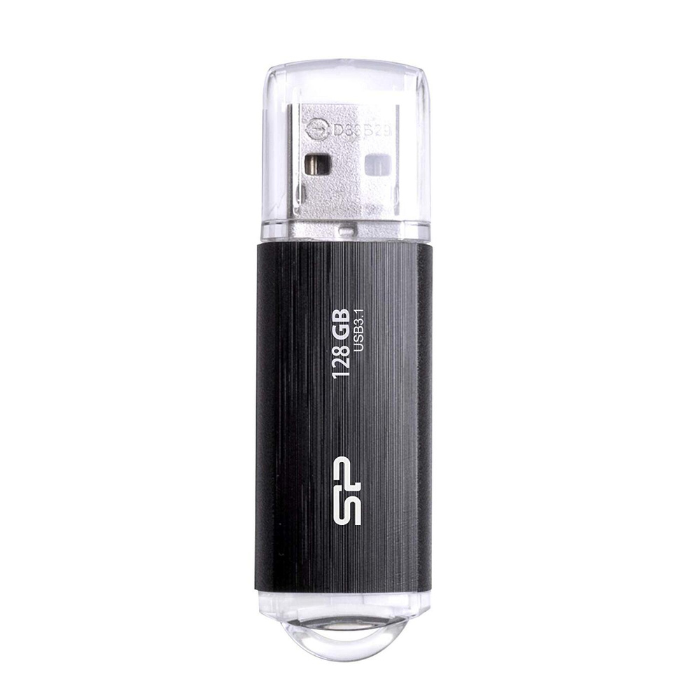 Silicon Power USB-флеш-накопитель SP128GBUF3B02V1K 128 ГБ, черный #1