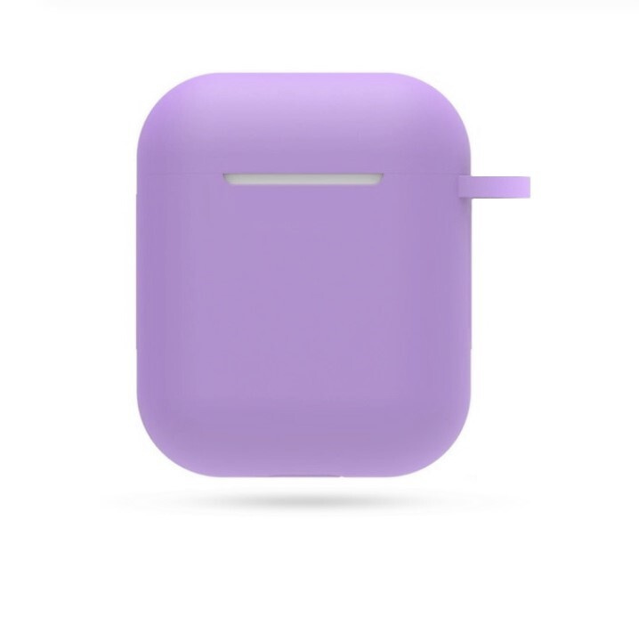 Силиконовый чехол 1.3mm для Apple Airpods фиолетовый #1