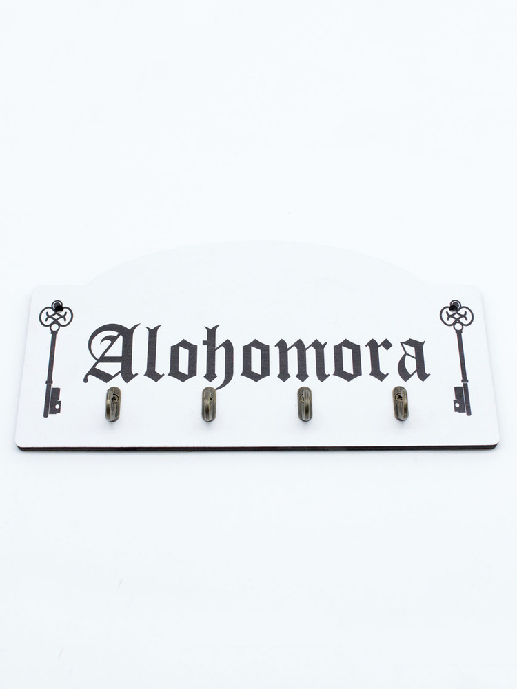 Ключница настенная для дома Riform "Alohomora", 4 крючка, 265х140х6мм  #1