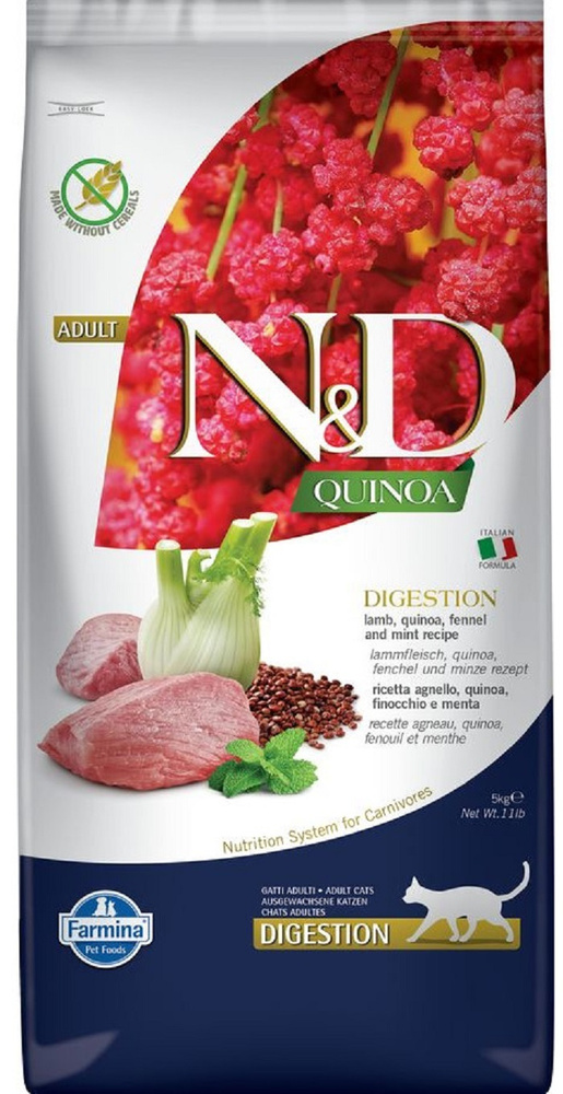 Сухой корм Farmina N&D Quinoa для взрослых, пожилых кошек и котов всех ...