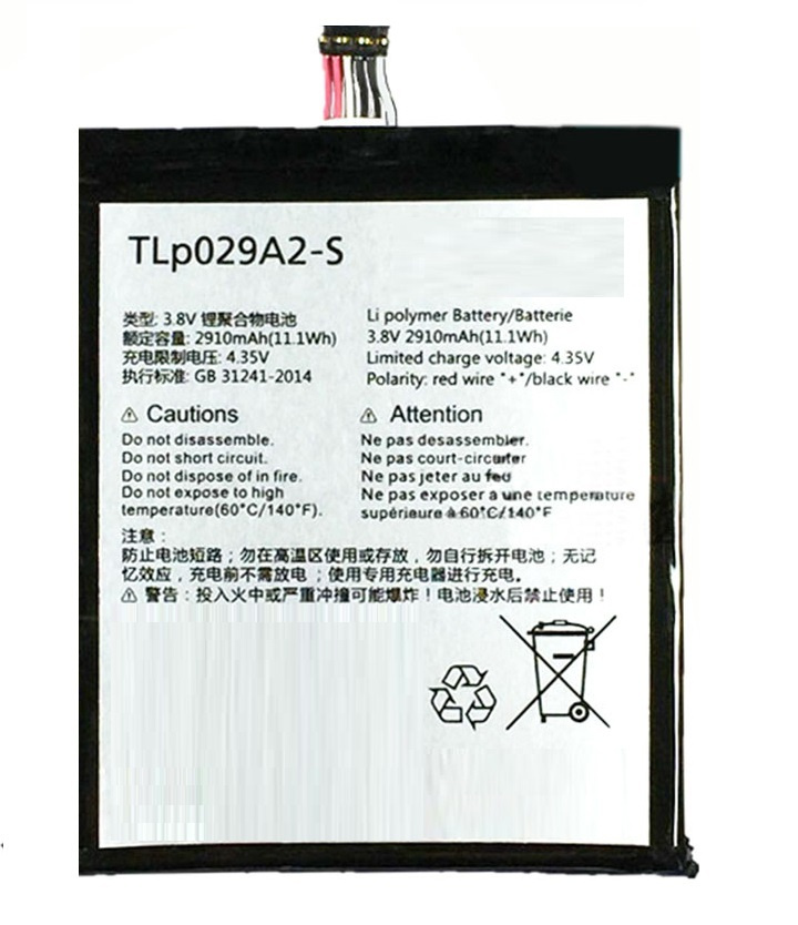 Аккумулятор TLP029A2-S / TLP029A1 ALCATEL One Touch iDol 3/6045Y/5025D 2910mAh #1