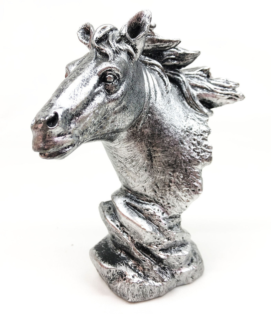 Статуэтка "Бюст лошади" (серебро) "WoodOwl" #1