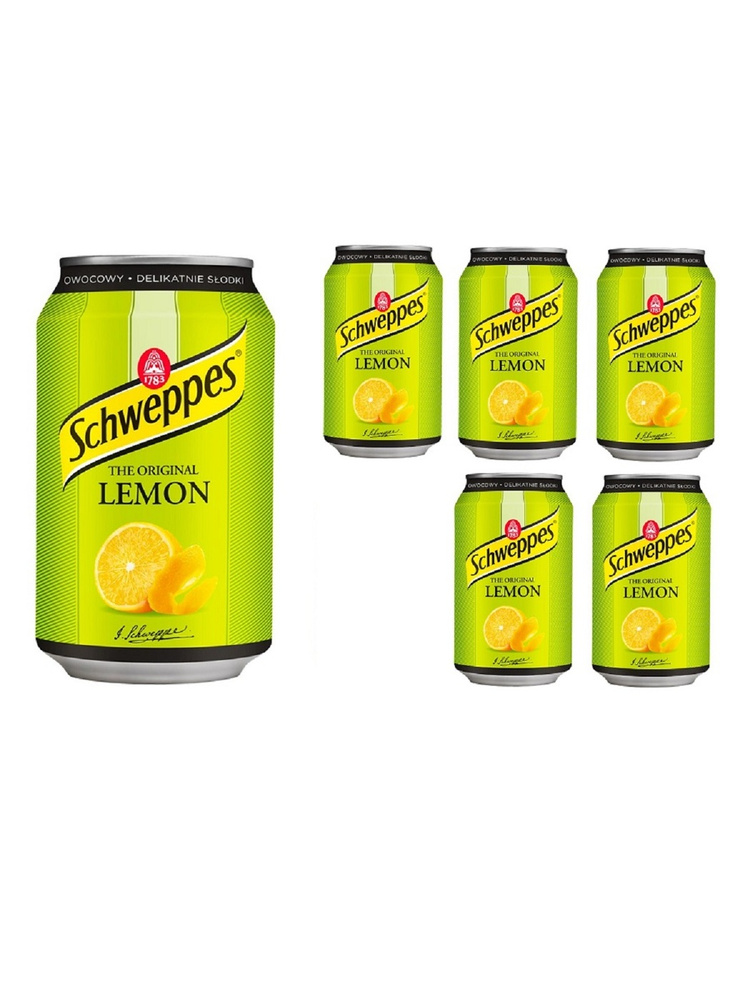Газированный напиток Швепс Лимон 330 мл. х 6 шт. (Польша) #1