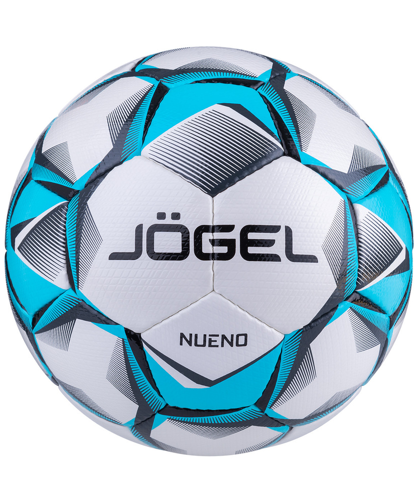 Мяч футбольный JOGEL Nueno, №5, белый/голубой/черный #1