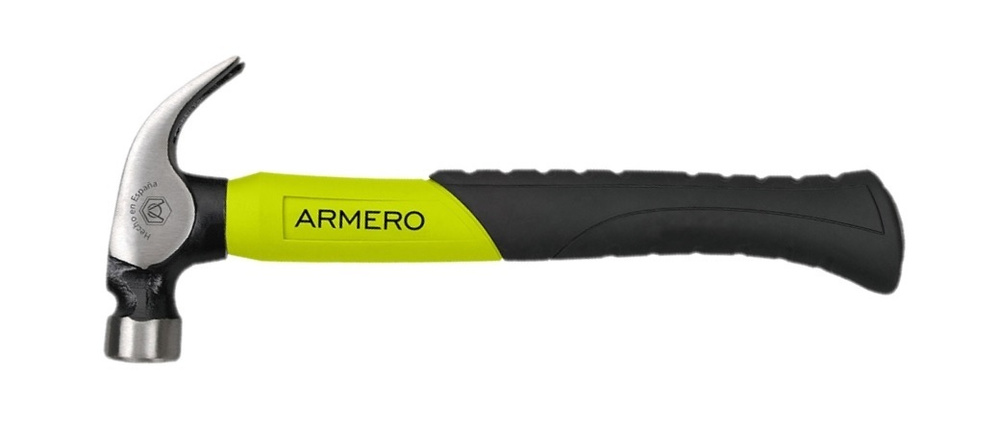 Молоток-гвоздодер ARMERO с фиберглассовой рукояткой 600 г (A630/260)  #1