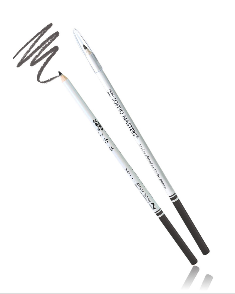 Ультратонкий карандаш для бровей Soffio Masters Р-08 03 Светло Коричневый  #1