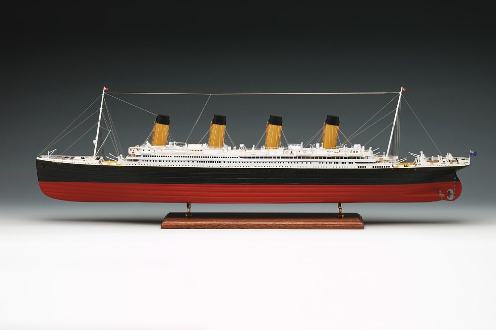 Пароход RMS Titanic (Титаник), 1070 мм, М.1:250, сборная модель легендарного корабля из дерева без парусов, #1