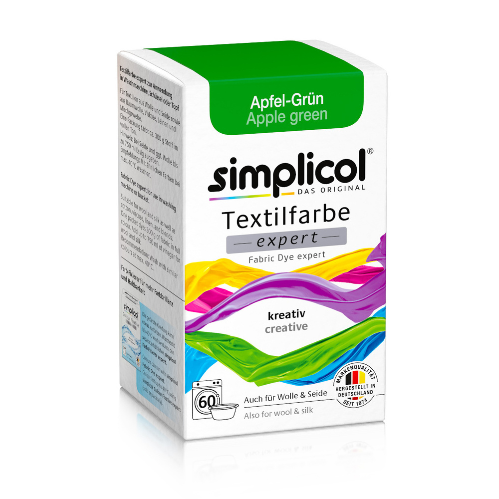 Simplicol Expert Краска для окрашивания тканей, 150гр, зеленая #1