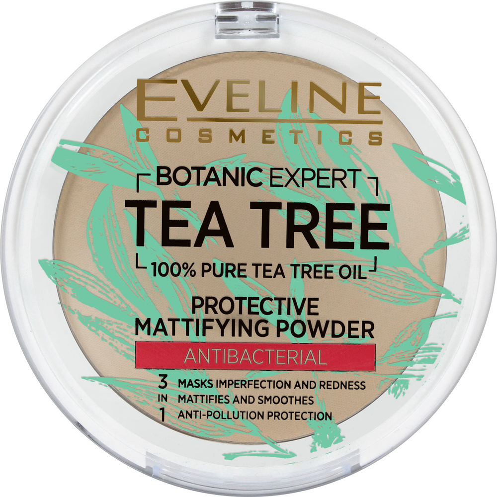 Eveline Cosmetics Пудра для лица BOTANIC EXPERT Матирующая антибактериальная 3в1 № 004 - BEIGE  #1