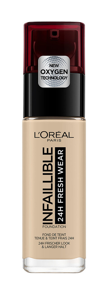 L'OREAL PARIS Тональный крем Infaillible Свежий Тон 24 матирующий, 30 мл, 130 Бежевый  #1