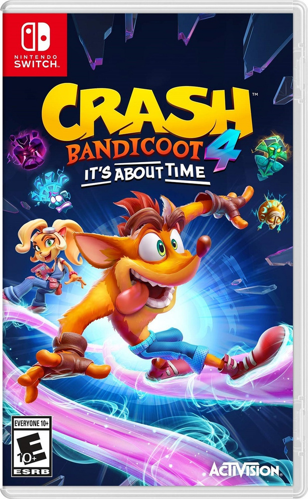 Игра Crash Bandicoot 4: Это Вопрос Времени (Nintendo Switch, Русские субтитры)  #1