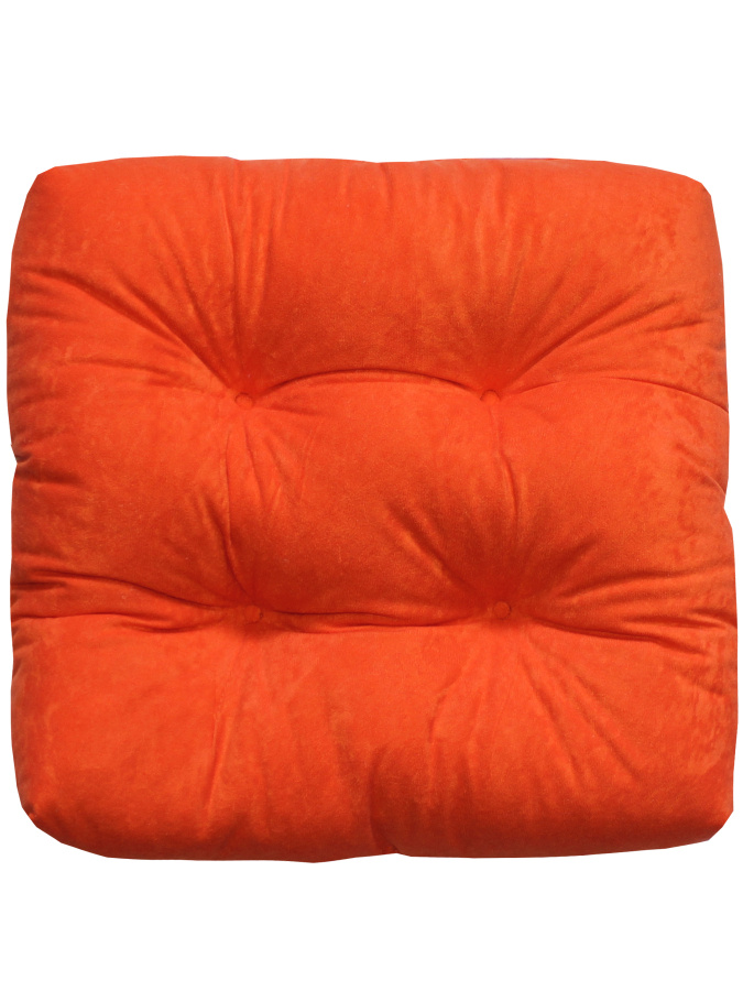 Подушка для сиденья МАТЕХ VELOURS LINE 40х40 см. Цвет лососевый, арт. 49-487  #1