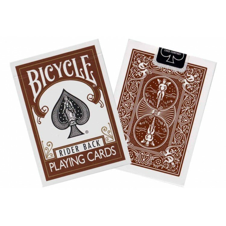 Игральные карты Bicycle Standard Brown, коричневые, 1 колода #1