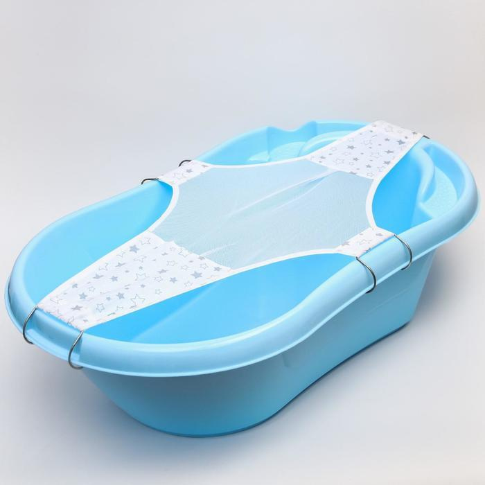 Гамак для купания новорожденных, сетка для ванночки детской, "Куп-куп" 80 cм., Premium цвет белый  #1