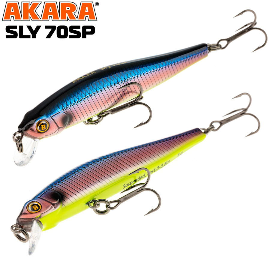 Воблер Akara Sly 70SP 5 гр. (3/17 oz 2,8 in) A79 #1