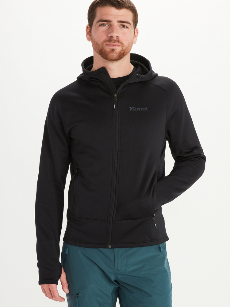 Толстовка Marmot Olden Polartec Hoody, Black, XXL #1