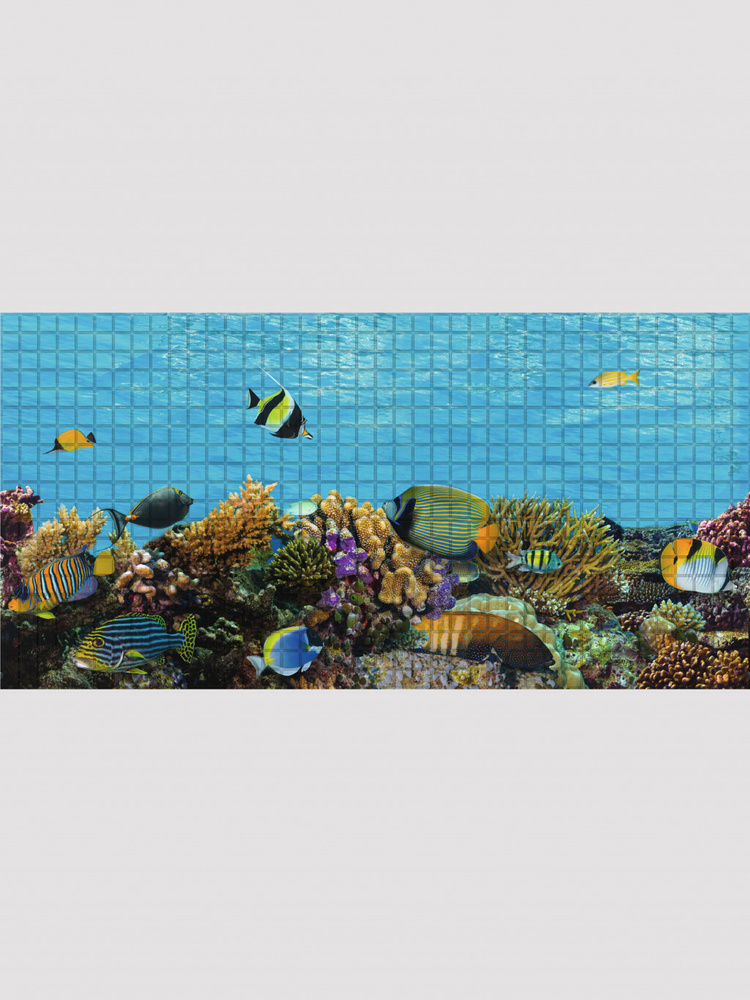 Стеновая панель ПВХ "Подводный мир" 480х957х0,4мм (10 штук) #1
