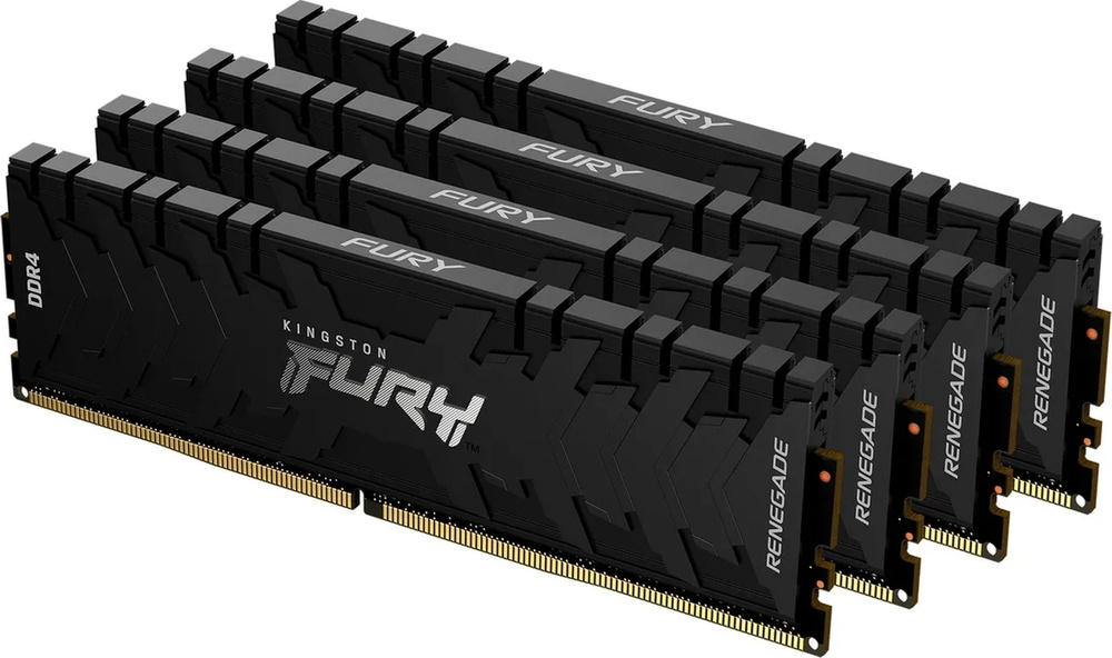 Kingston Fury Оперативная память Renegade DDR4 3200 МГц 4x8 ГБ (KF432C16RBK4/32)  #1