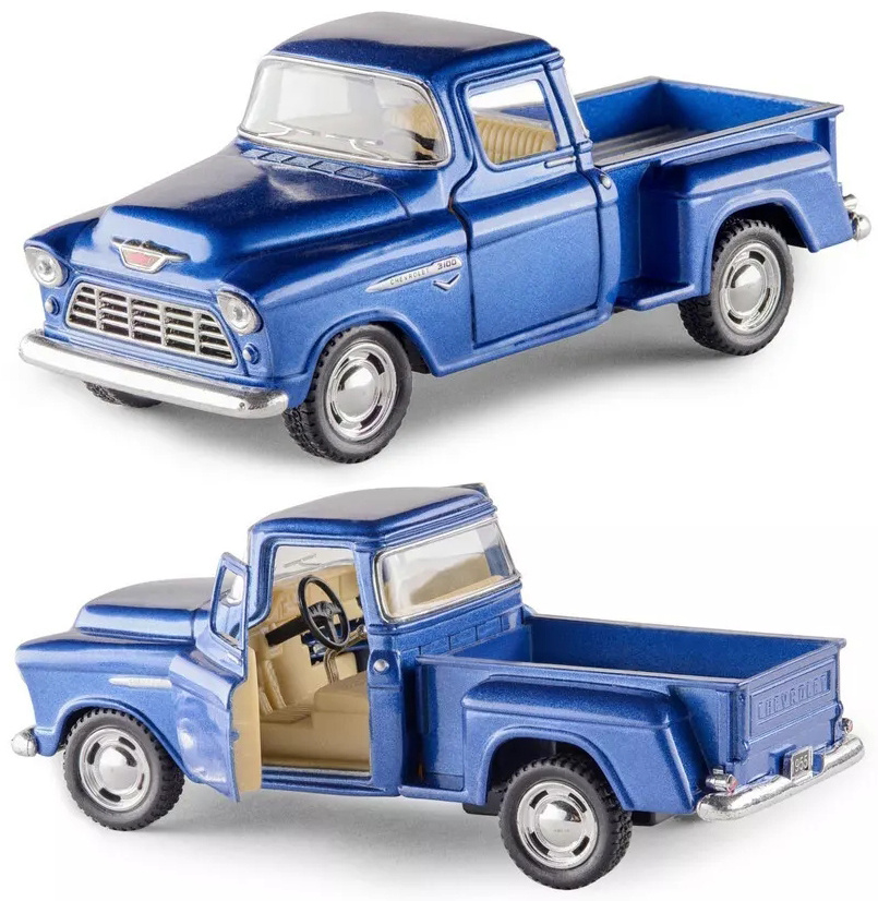 Машинка металлическая Kinsmart 1:32 1955 Chevy Stepside Pick-up (Шеви Шевроле Пикап) 5330DKT инерционная #1