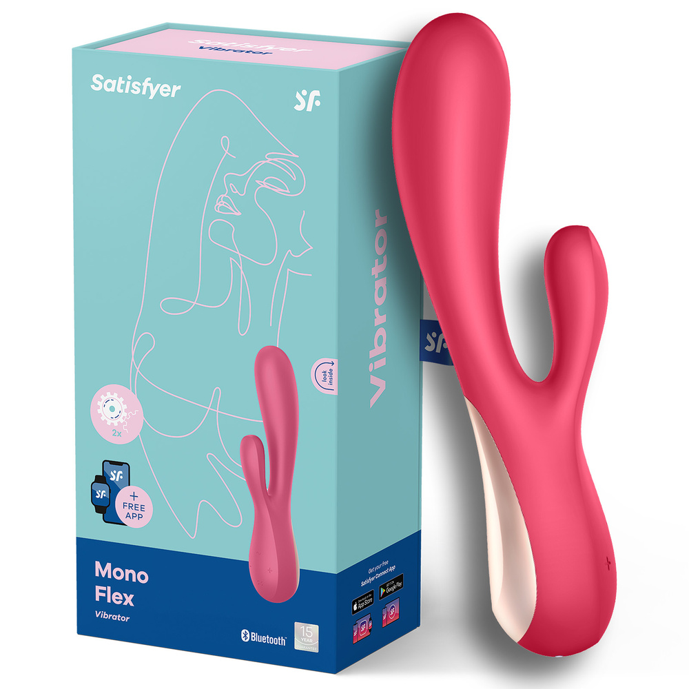 Вибратор Satisfyer Mono Flex с возможностью управления через приложение Сатисфаер для женщин  #1