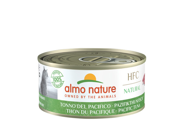 Almo Nature Консервы для Кошек с Тихоокеанским Тунцом (HFC - Natural - Pacific Tuna) 0,15 кг  #1