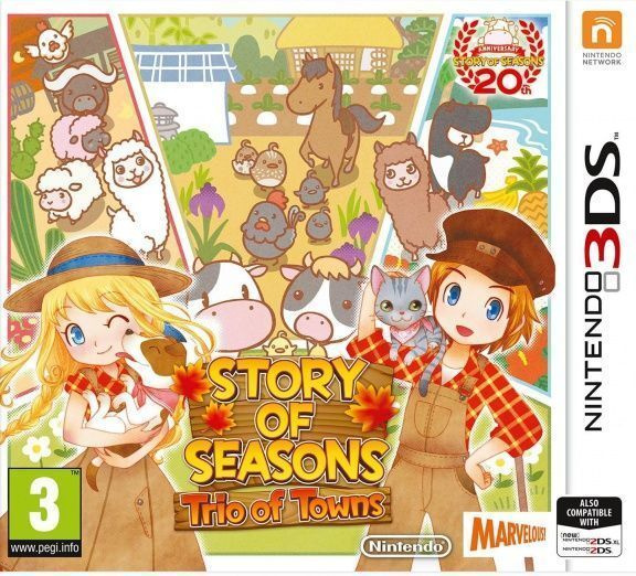 Игра Story of Seasons: Trio of Towns (Nintendo 3DS, Английская версия) #1