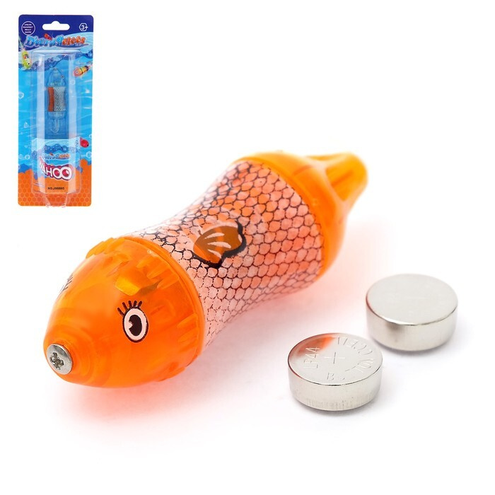 Аквариумная рыбка "Кальмар", плавает в воде, работает от батареек  #1