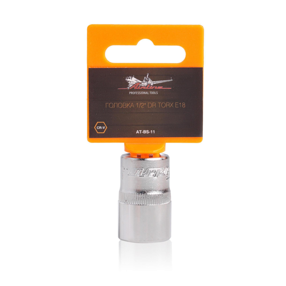 Головка торцевая TORX E16 (1/2") глубокая (AIRLINE)