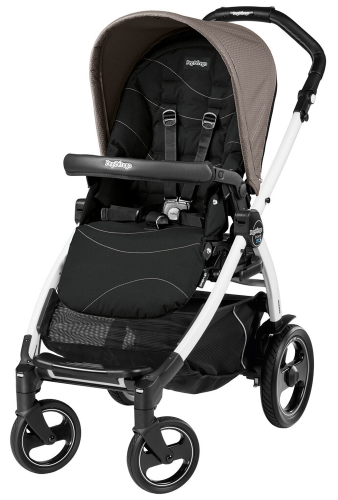 Прогулочная коляска Peg Perego Book 51 S Pop Up Sportivo (шасси White/Black), Bloom Beige  #1