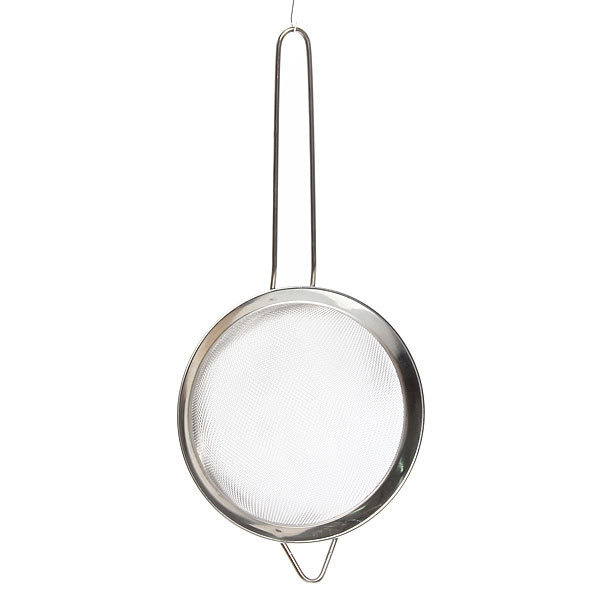 000. Сито dosh home crater 7см. Руч. Сито с ободом и ручкой 21см, металл. Сито для чая (886004) с ручкой, нерж.